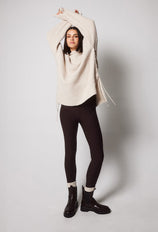 Winter Everyday High Waisted Leggings - Espresso Brown