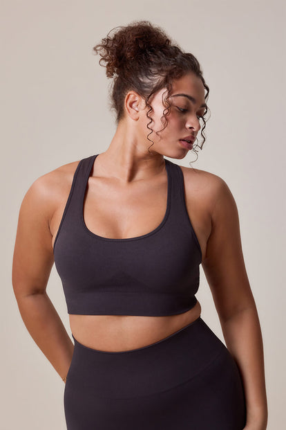 Curve Sculpt Seamless Sports Bra - Shadow