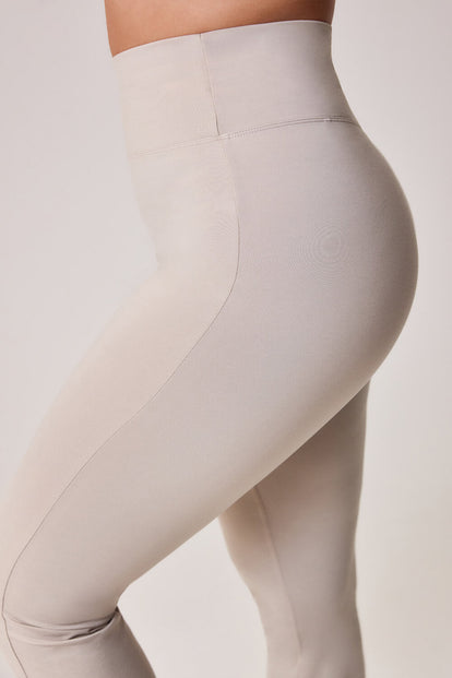 Curve Ultimate Everyday Flare Leggings - Oatmeal Beige