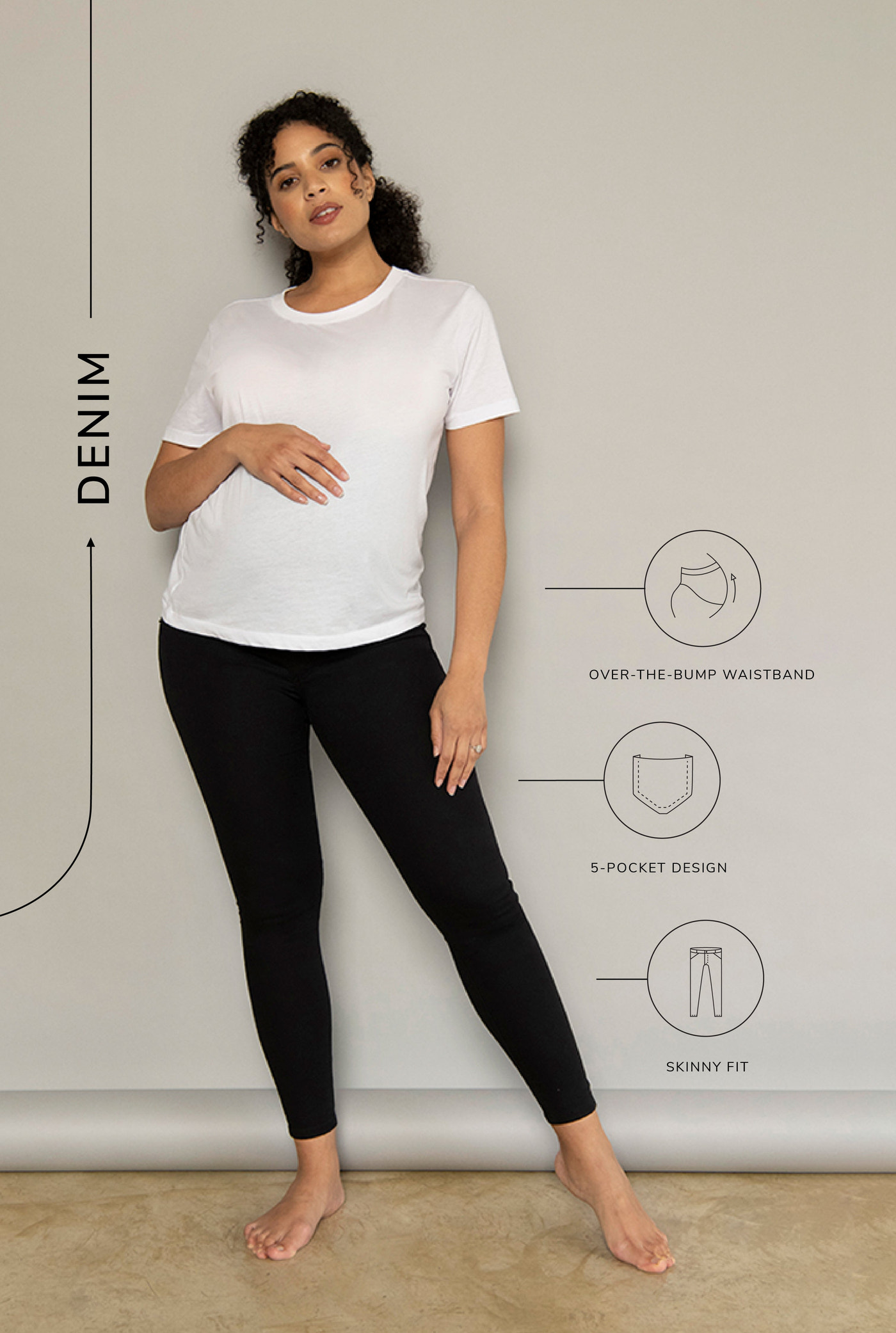 Maternity Jeggings - Black