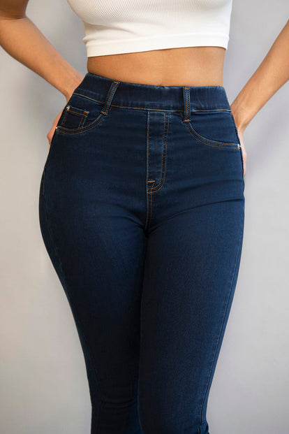 Ultimate Ankle Grazer Jeggings - Dark Blue