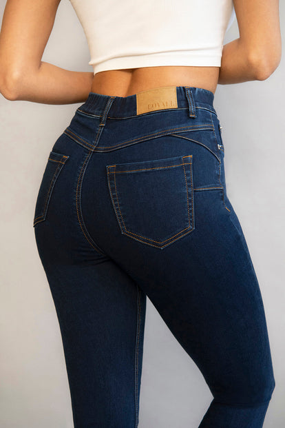 Ultimate Ankle Grazer Jeggings - Dark Blue