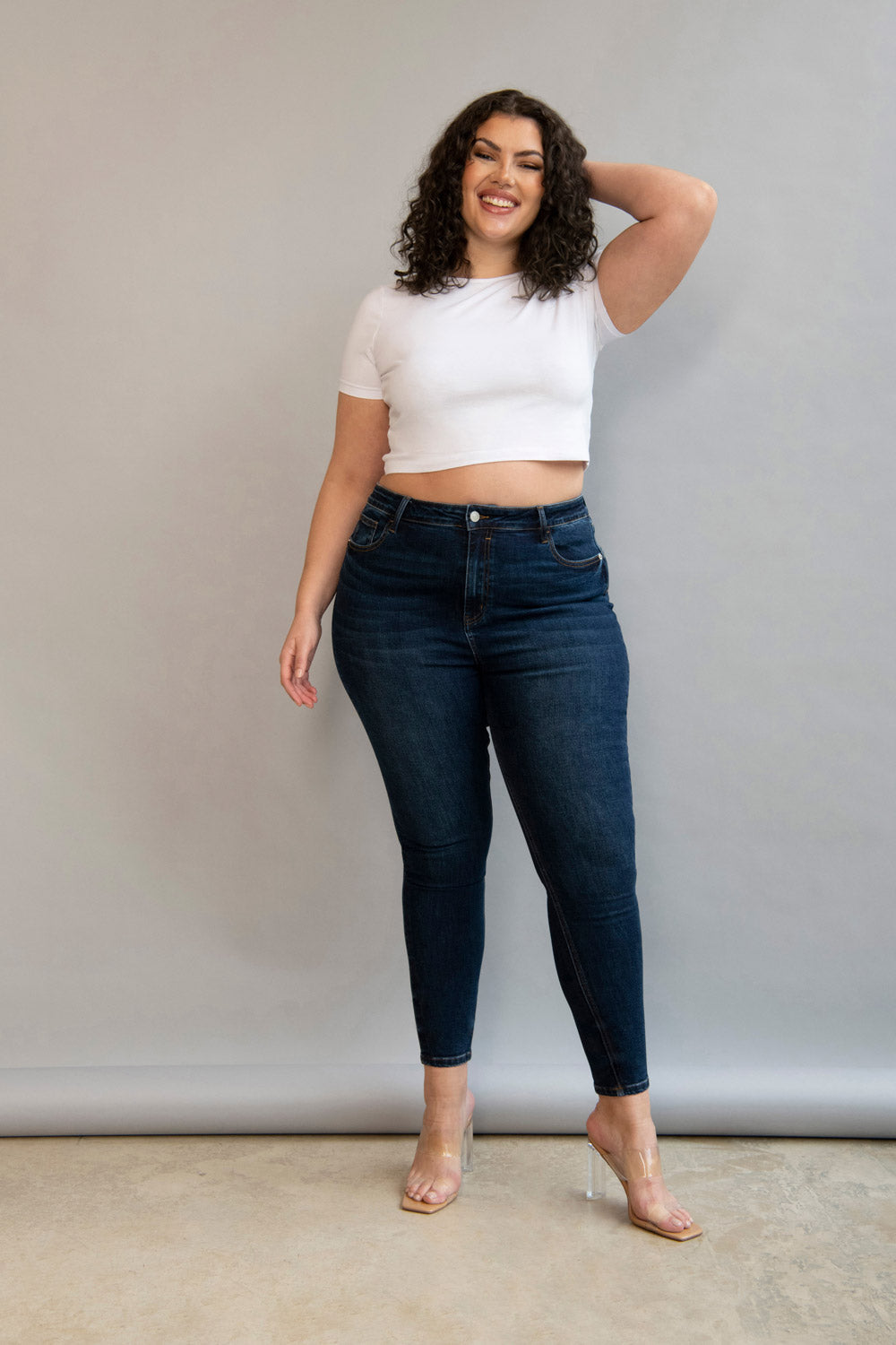 Curve Lift & Shape Jeans - Dark Blue