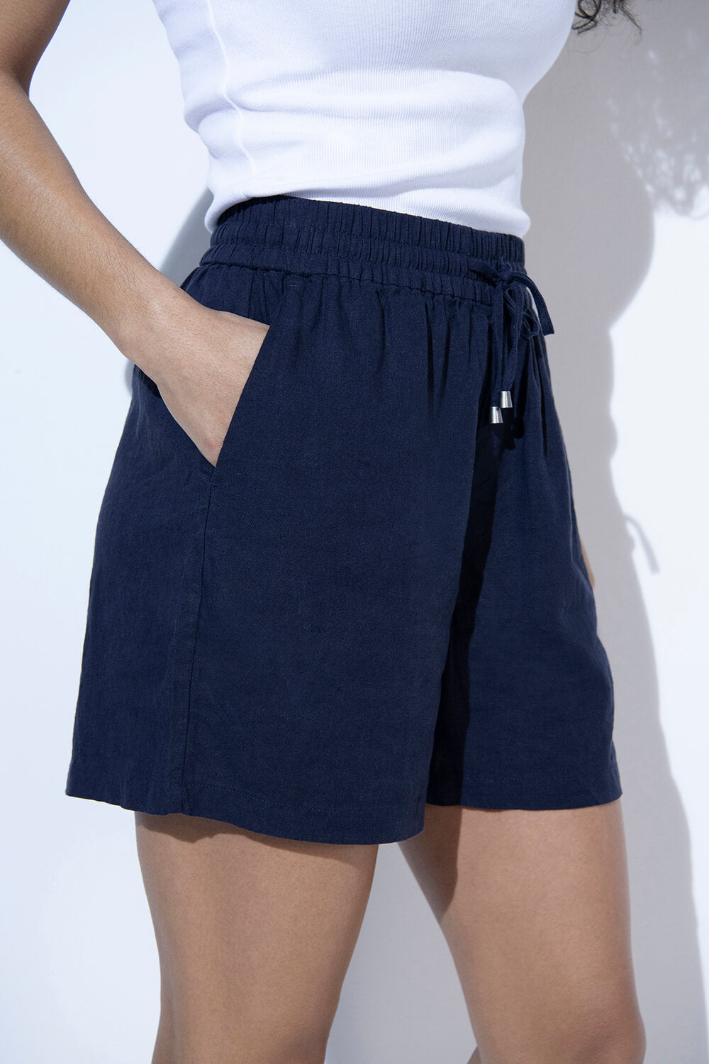 Everyday Linen Shorts - Navy