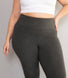 Cropped Lightweight Leggings - Dark Grey