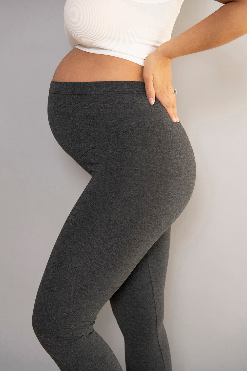 Maternity Everyday Leggings - Dark Grey