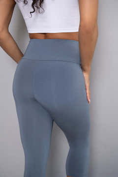 Capri Lightweight Leggings - Steel Blue