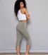 Cropped Lightweight Leggings - Sage Green