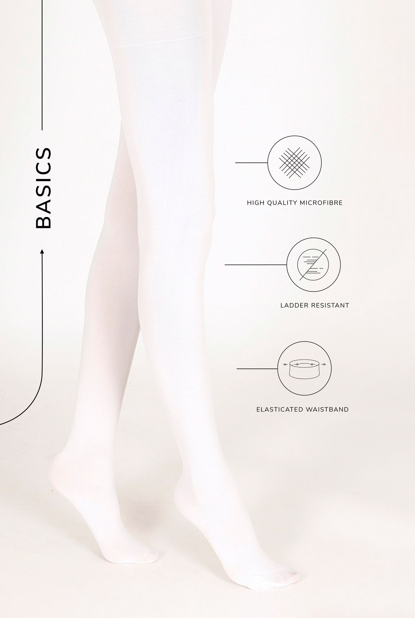 Curve Tights - White