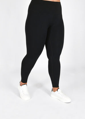 Curve Revitalise 7/8 High Waisted Leggings - Midnight Black