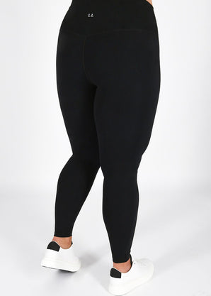 Curve Revitalise 7/8 High Waisted Leggings - Midnight Black