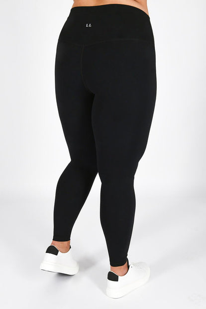 Curve Revitalise 7/8 High Waisted Leggings - Midnight Black