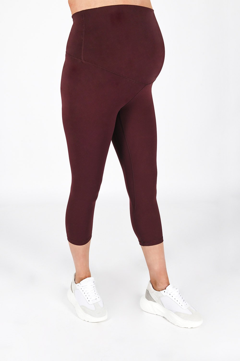 Maternity Revitalise Cropped Leggings - Winter Berry