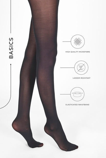 40 Denier Tights - Deep Navy