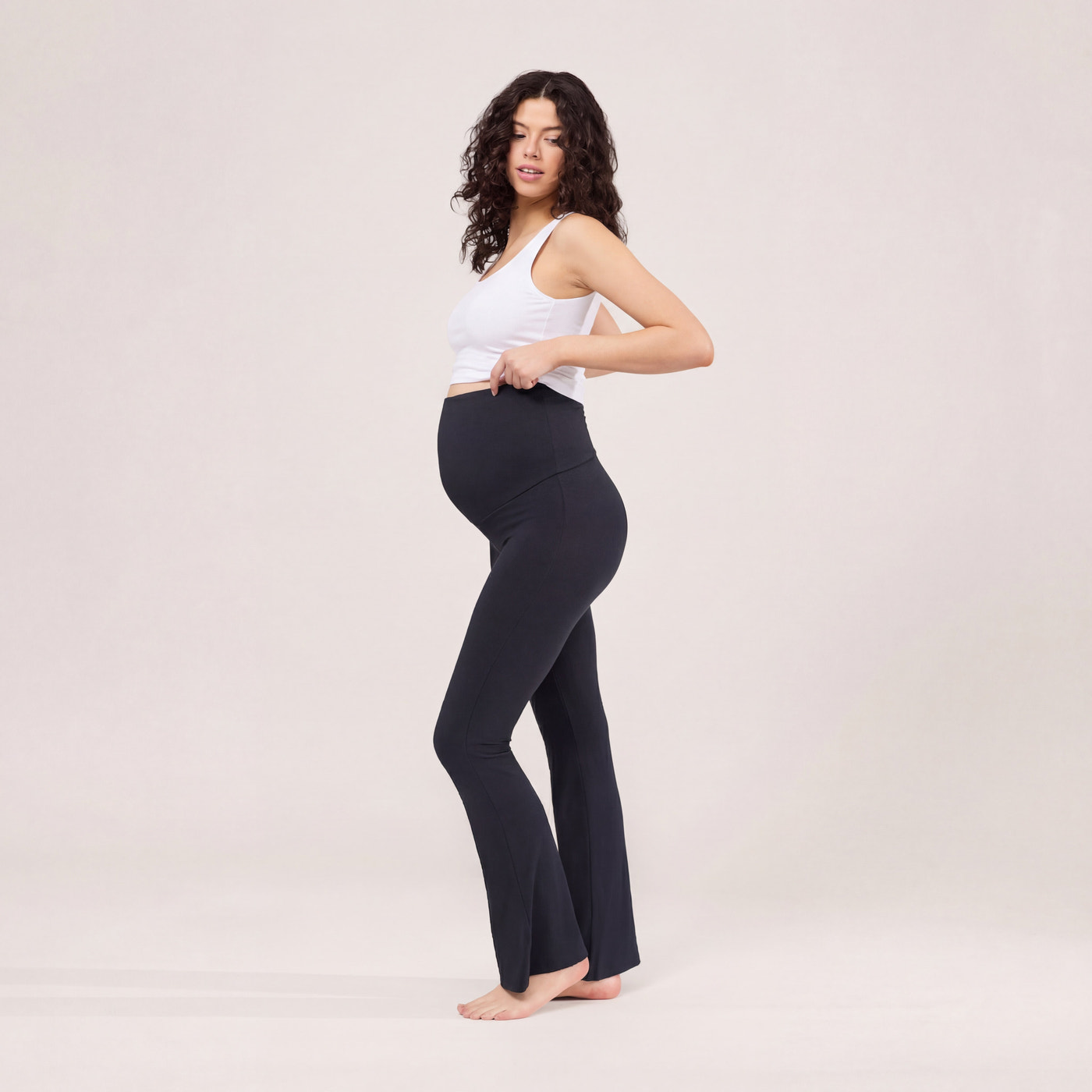 Maternity Lightweight Tank Top - White