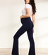 Maternity lightweight Flare Leggings - Navy