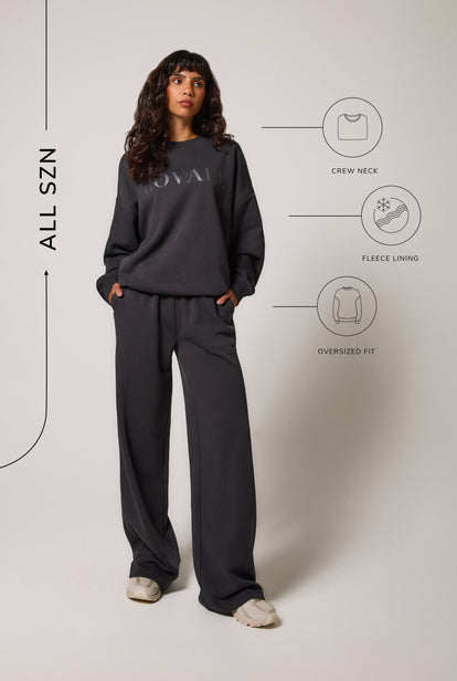 Curve ALL SZN Organic Oversized Sweatshirt Style 4 - Shadow