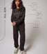 ALL SZN Organic Oversized Sweatshirt Style 4 - Black Coffee