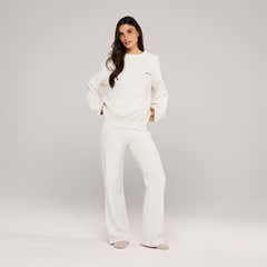 Lovall Knit Oversized Jumper - Off White