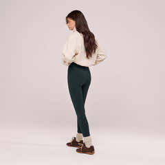 Winter Everyday Fleece-Lined Leggings - Deep Forest