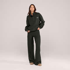 Winter Wide Leg Trousers - Pine