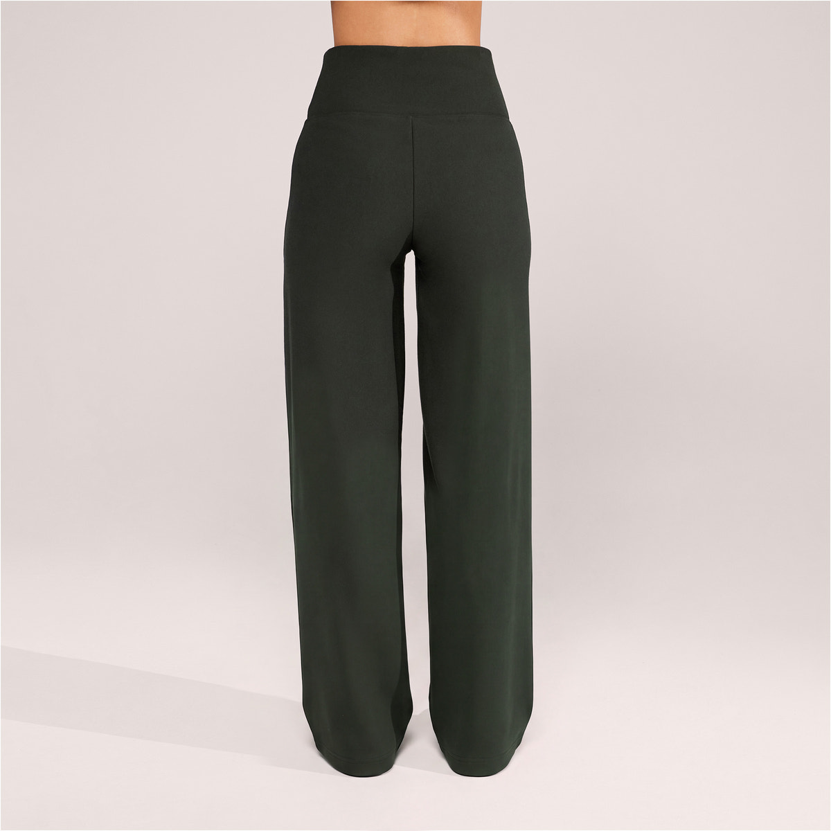 Winter Wide Leg Trousers - Pine