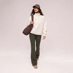 Winter Everyday High Waisted Leggings - Deep Olive