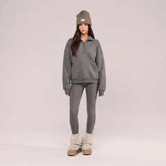 Winter Everyday Fleece-Lined Leggings - Slate Green