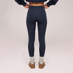 Winter Everyday Fleece-Lined Leggings - Vintage Navy