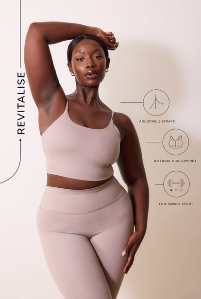 24/7 Revitalise Sports Bra - Clay