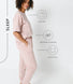 Brushed Cotton Pyjama Set - Dusty Pink