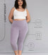 Cropped Lightweight Leggings - Mauve