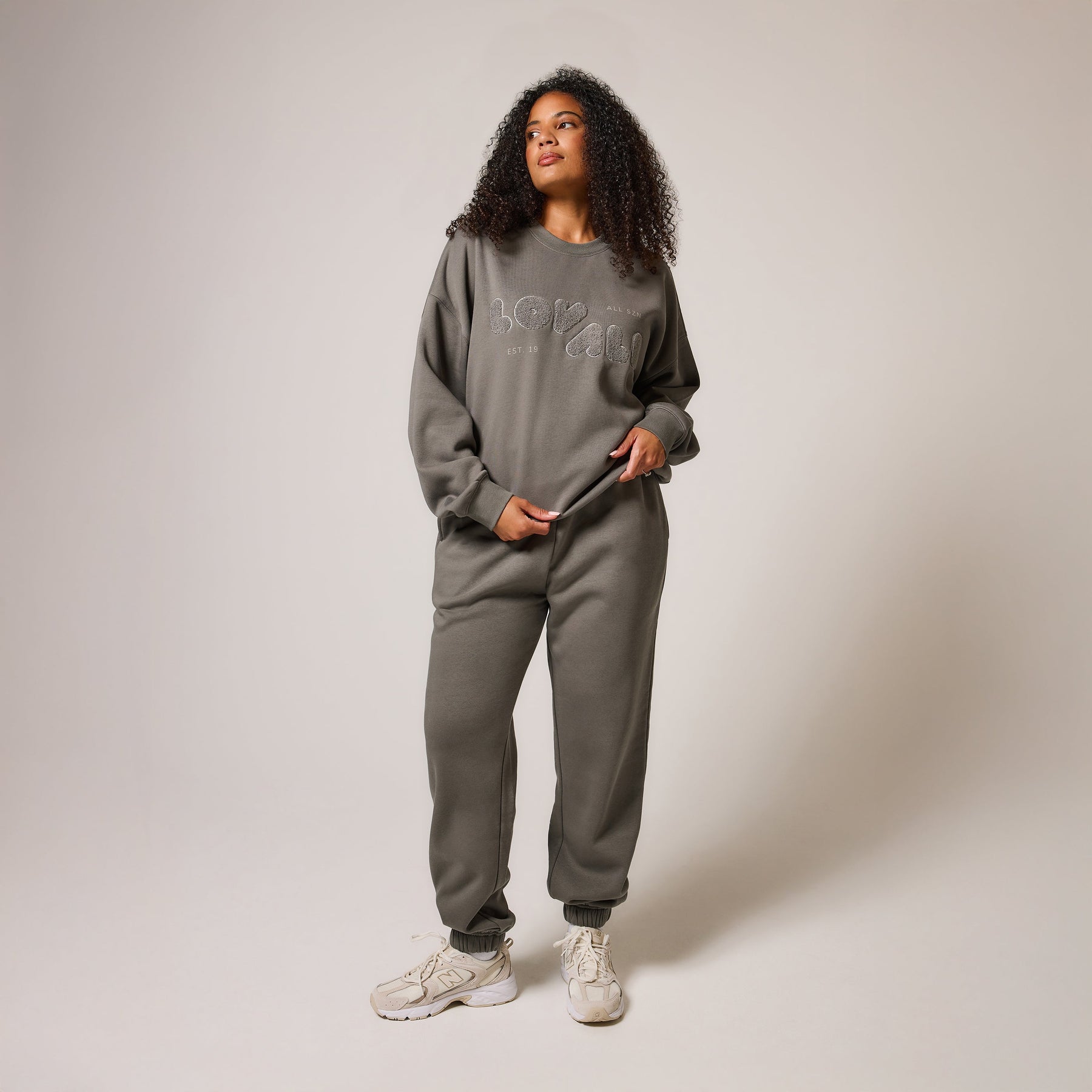 Curve ALL SZN Organic Cuffed Jogger - Slate Green