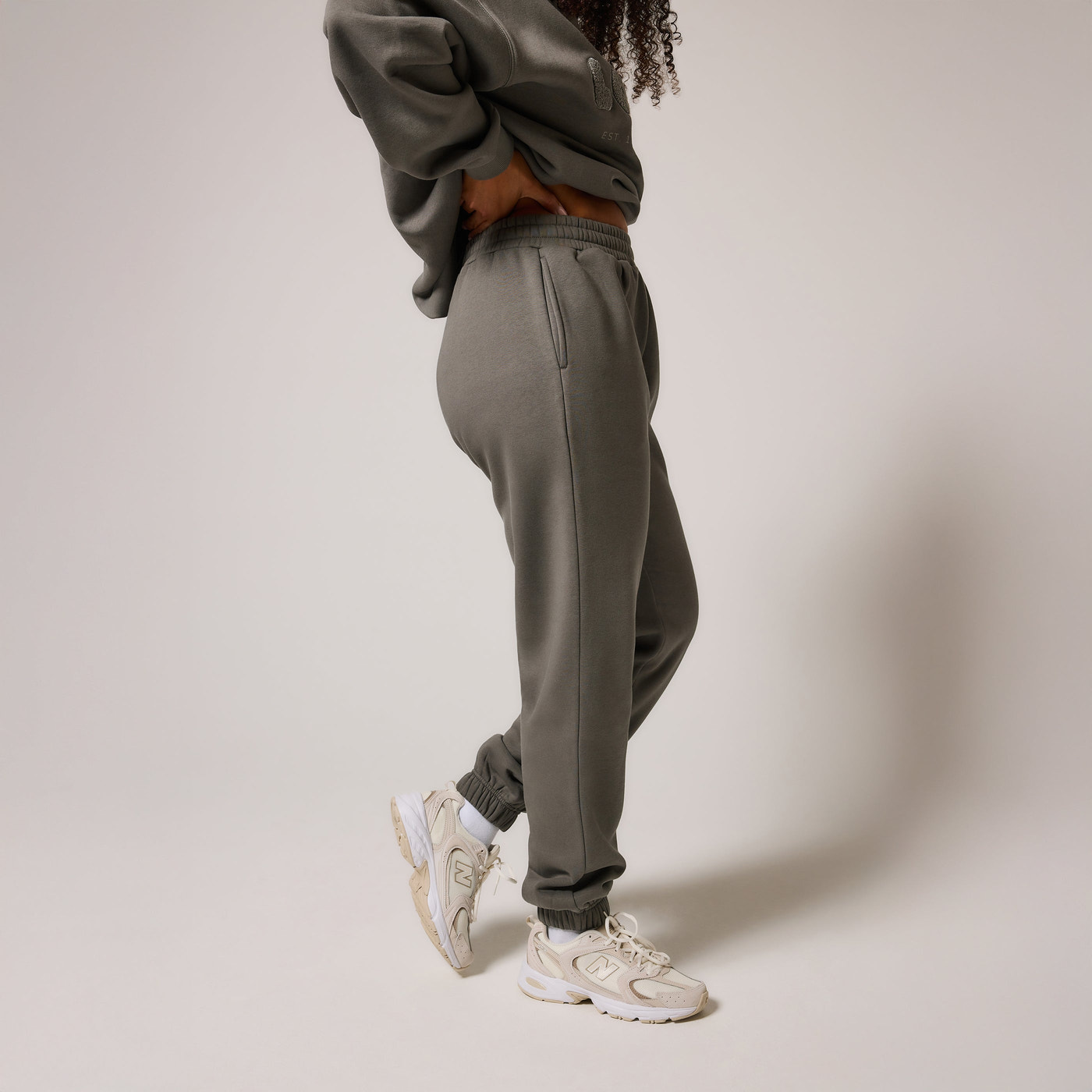 Curve ALL SZN Organic Cuffed Jogger - Slate Green