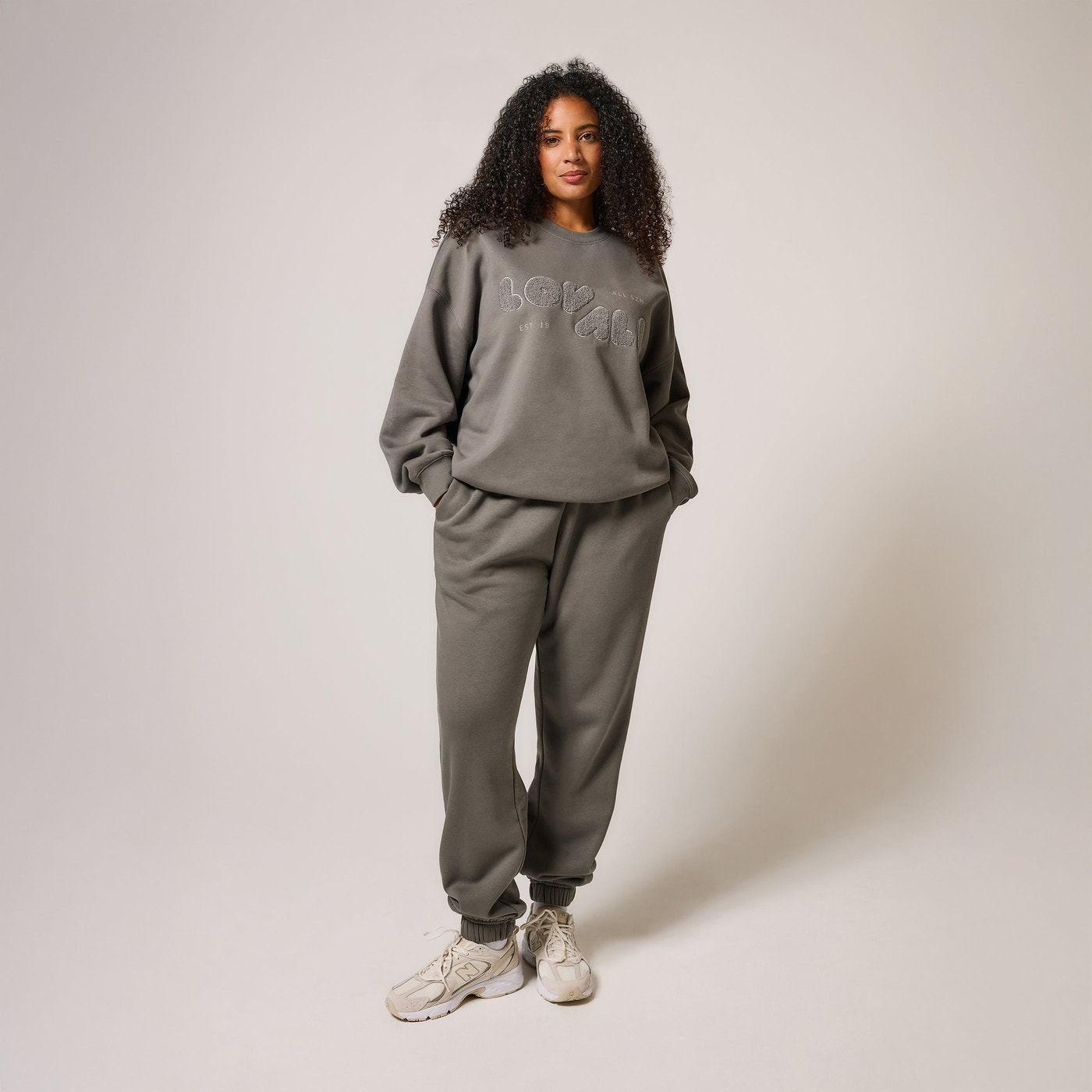 Curve ALL SZN Organic Cuffed Jogger - Slate Green