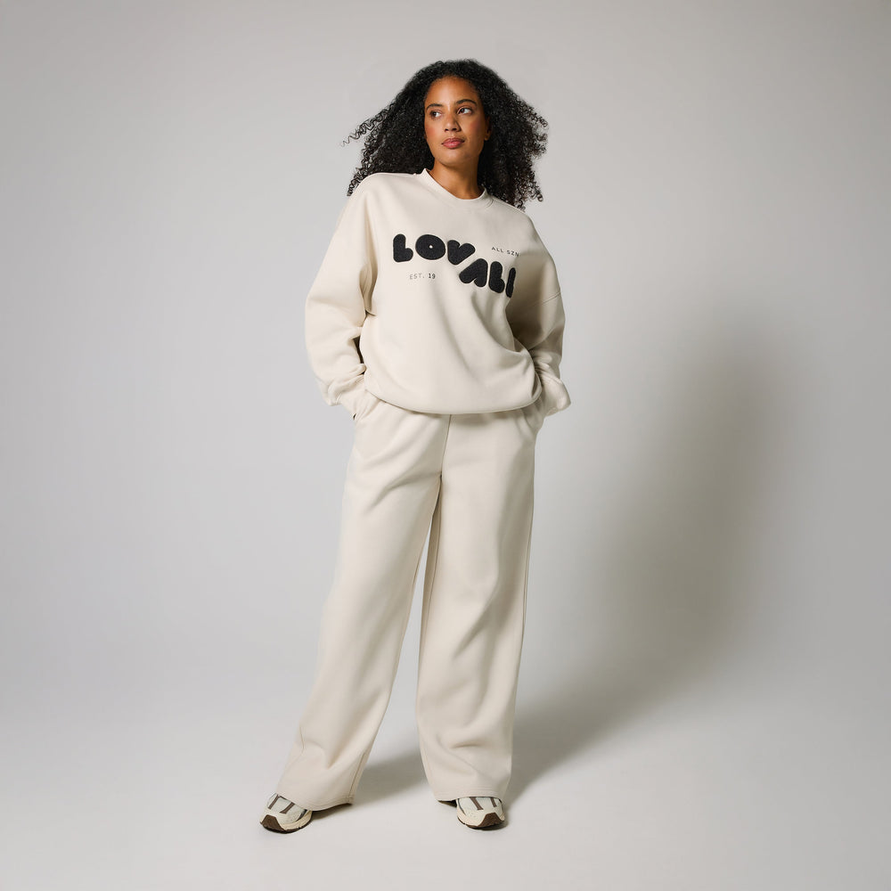 ALL SZN Organic Oversized Sweatshirt Style 2 - Ecru