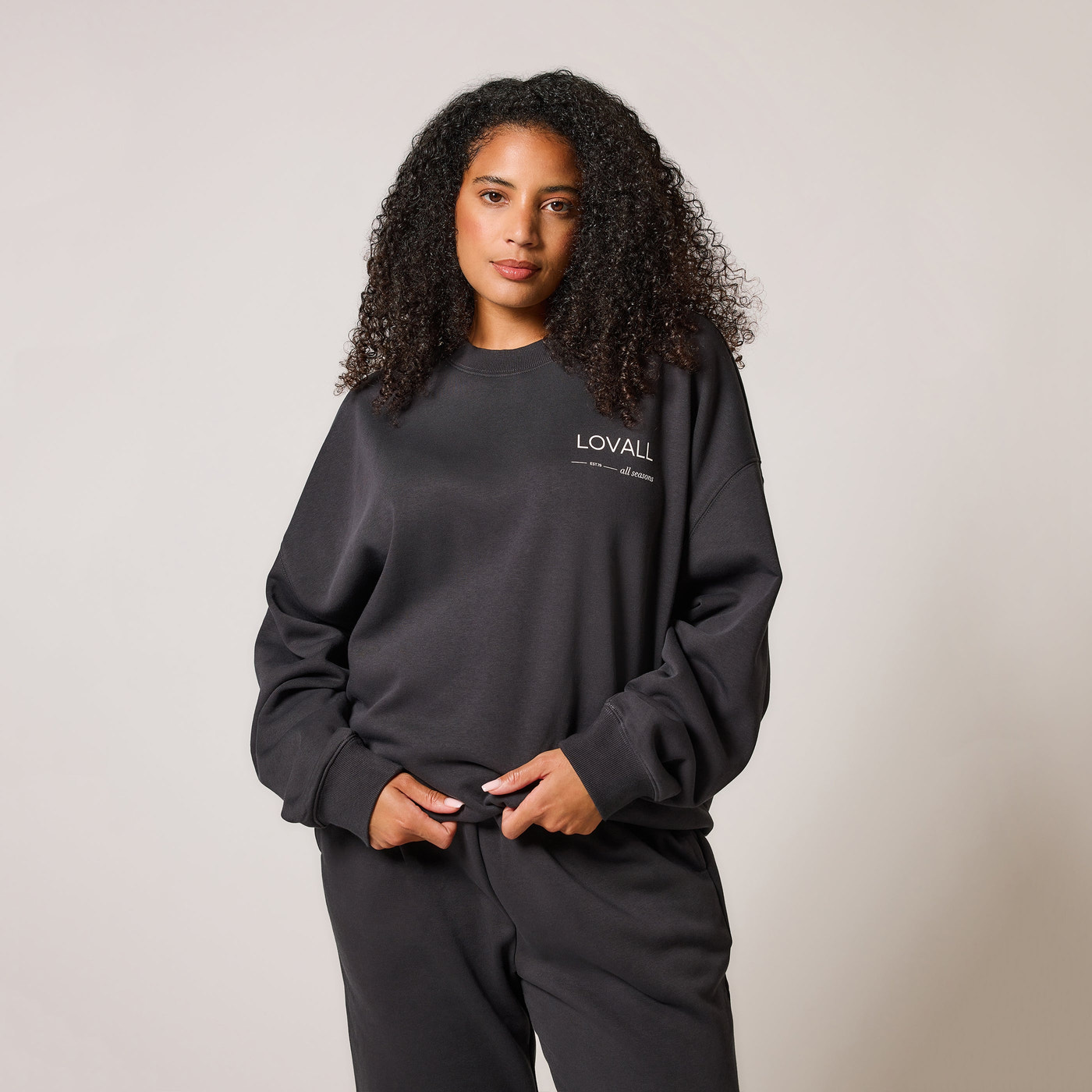 Curve ALL SZN Organic Oversized Sweatshirt Style 3 - Shadow