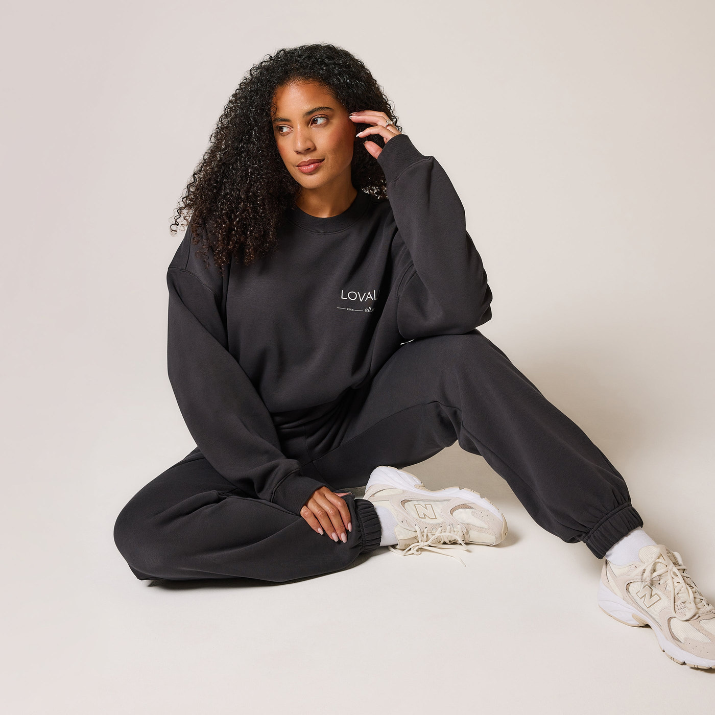 Curve ALL SZN Organic Oversized Sweatshirt Style 3 - Shadow