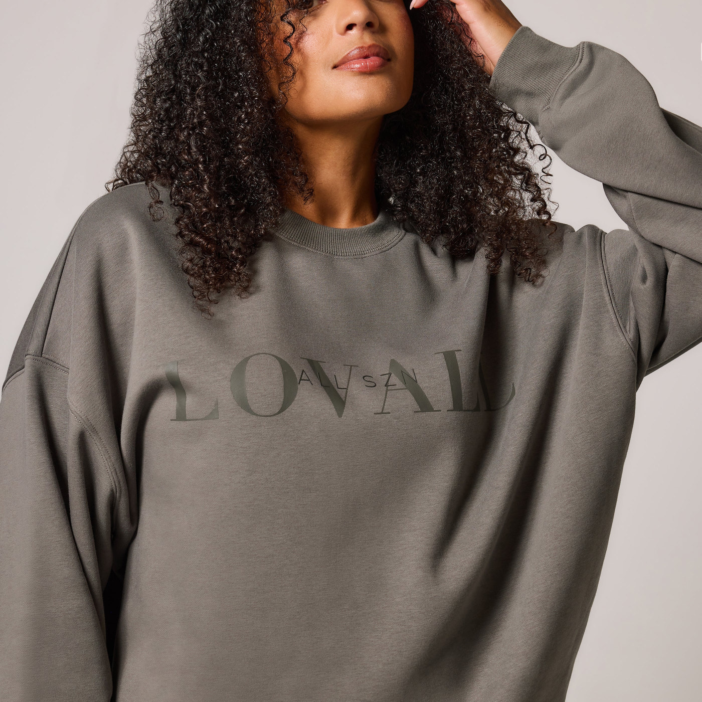 Curve ALL SZN Organic Oversized Sweatshirt Style 4 - Slate Green