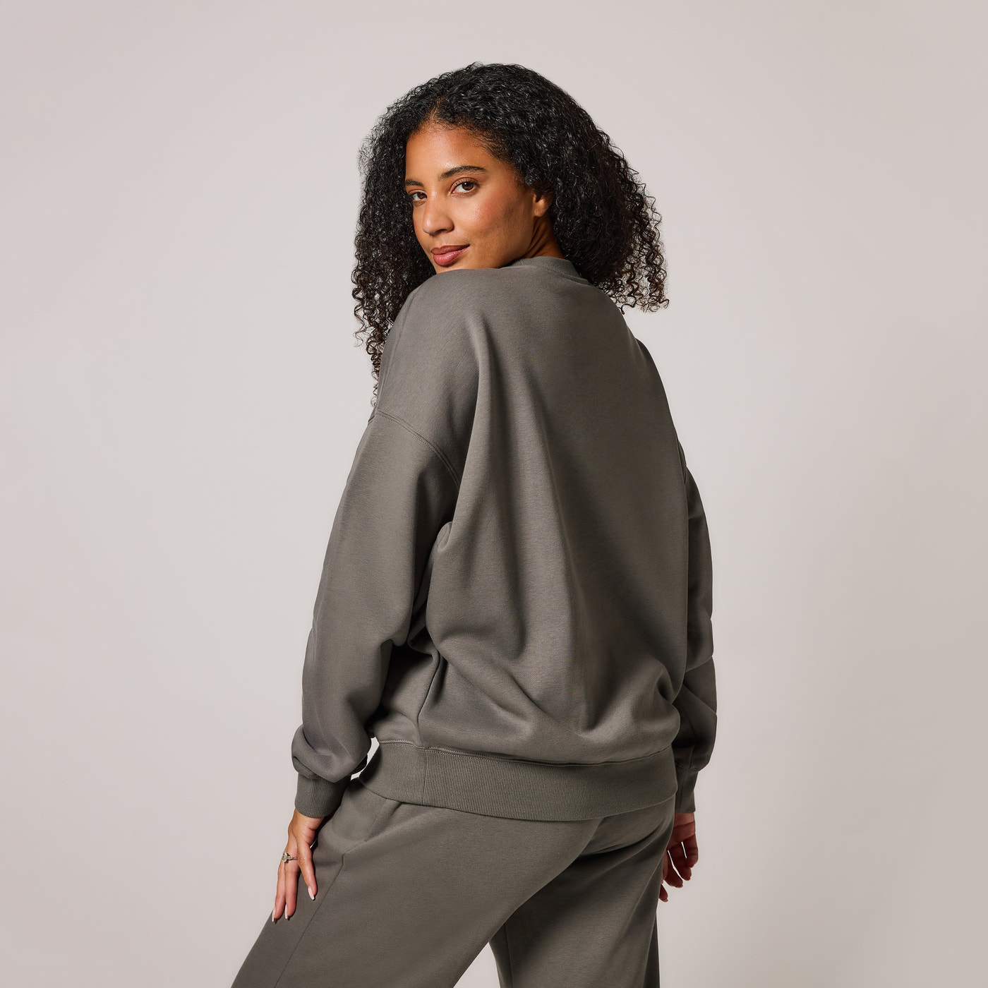 Curve ALL SZN Organic Oversized Sweatshirt Style 4 - Slate Green