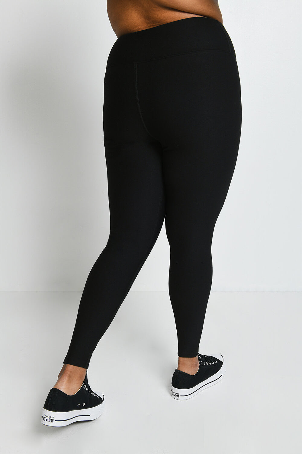Curve Winter Everyday High Waisted Leggings - Black