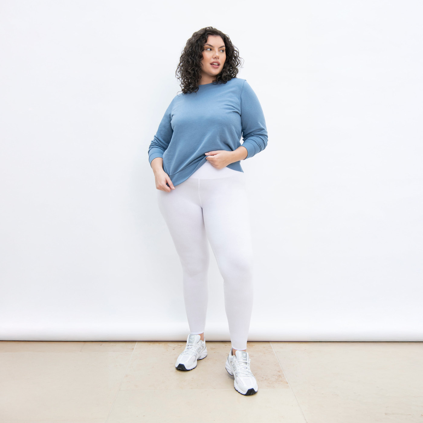 Curve Everyday High Waisted Leggings - White