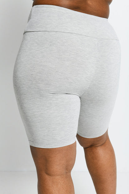 Lightweight Everyday Cycling Shorts - Light Grey Marl