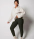 Winter Everyday High Waisted Leggings - Deep Olive