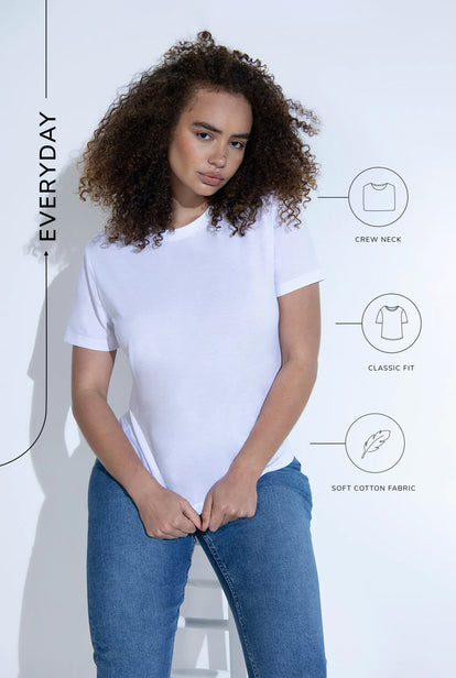 Curve Everyday T-shirt - White