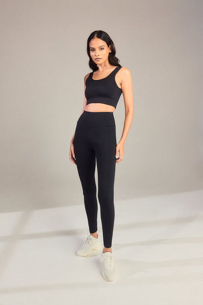 Everyday High Waisted Leggings - Black