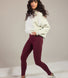 Everyday High Waisted Leggings - Burgundy