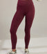 Everyday High Waisted Leggings - Burgundy