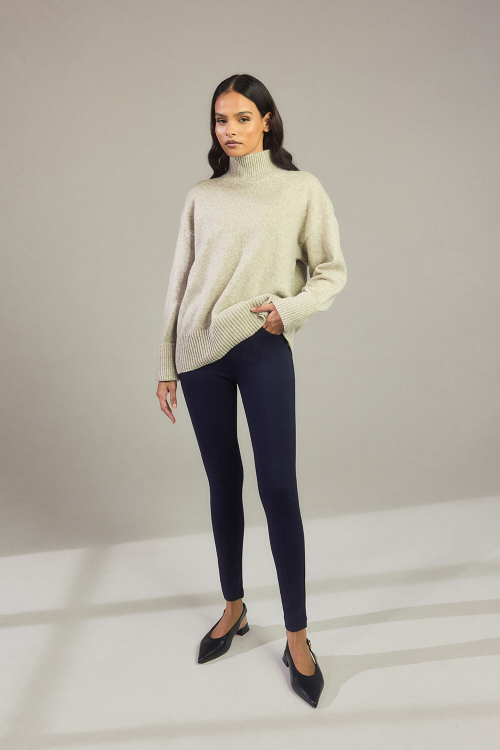 Treggings - Navy