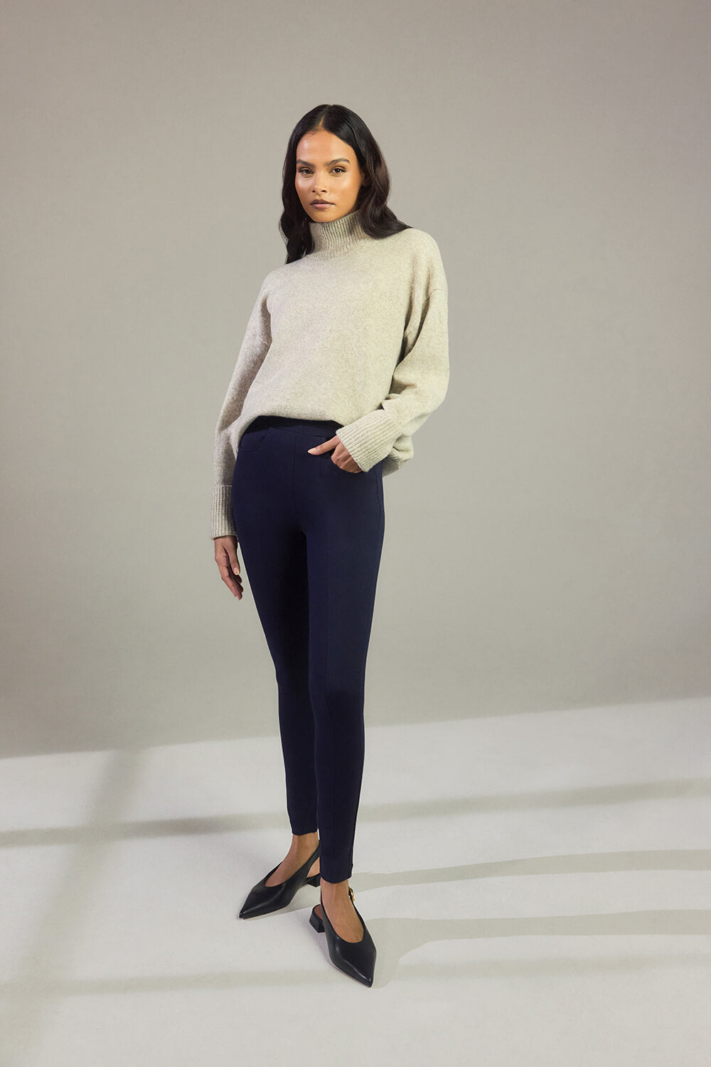 Treggings - Navy